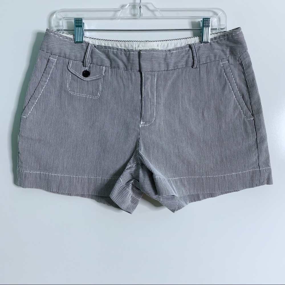 Banana Republic Striped Martin Fit Shorts Size 10